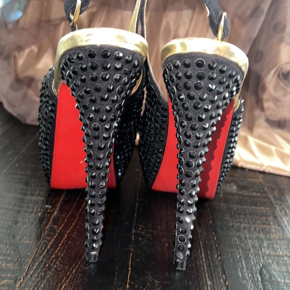 Belight Sexy Ultra High Platform Peep-toe Sandals 9 - Picture 4 of 5